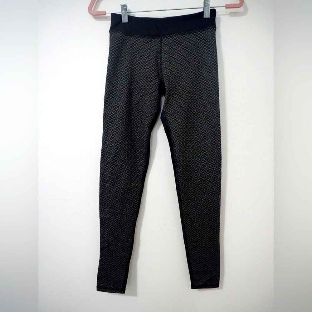 Champion Black and Grey Pattern Leggings. Size XS.